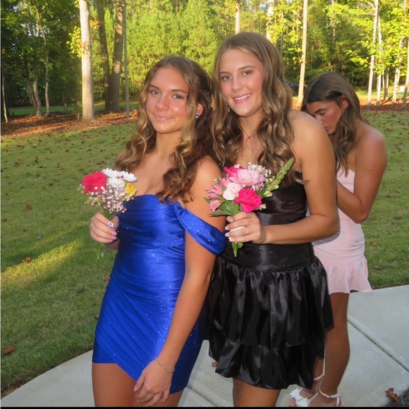 Windsor Dresses & Skirts - Windsor Blue and Black Mini Dresses
